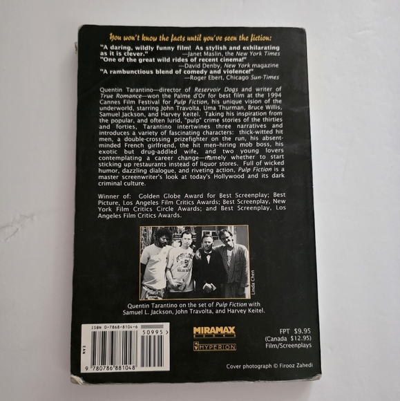 Vintage Pulp Fiction Quentin Tarantino Screenplay Script Book - Picture 2 of 6